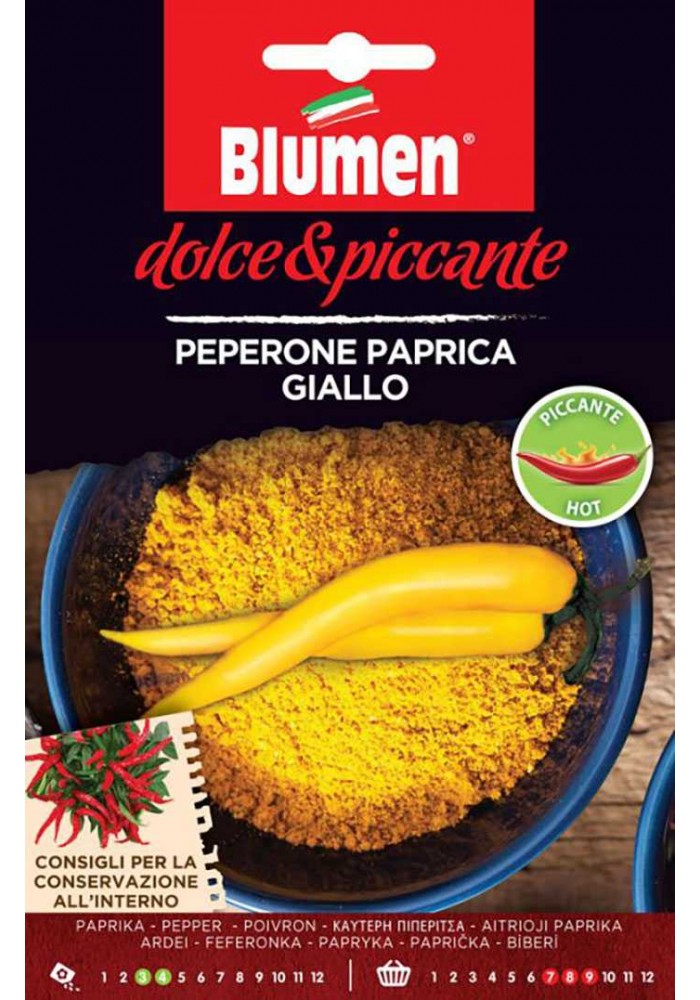 Peperone Paprica Giallo - Blumen