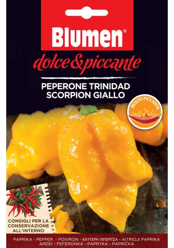 Peperone Trinidad  Scorpion Giallo - Blumen