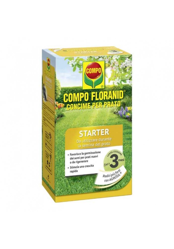 COMPO FLORANID STARTER CONCIME PRATO DA KG 1,250 X 50MQ