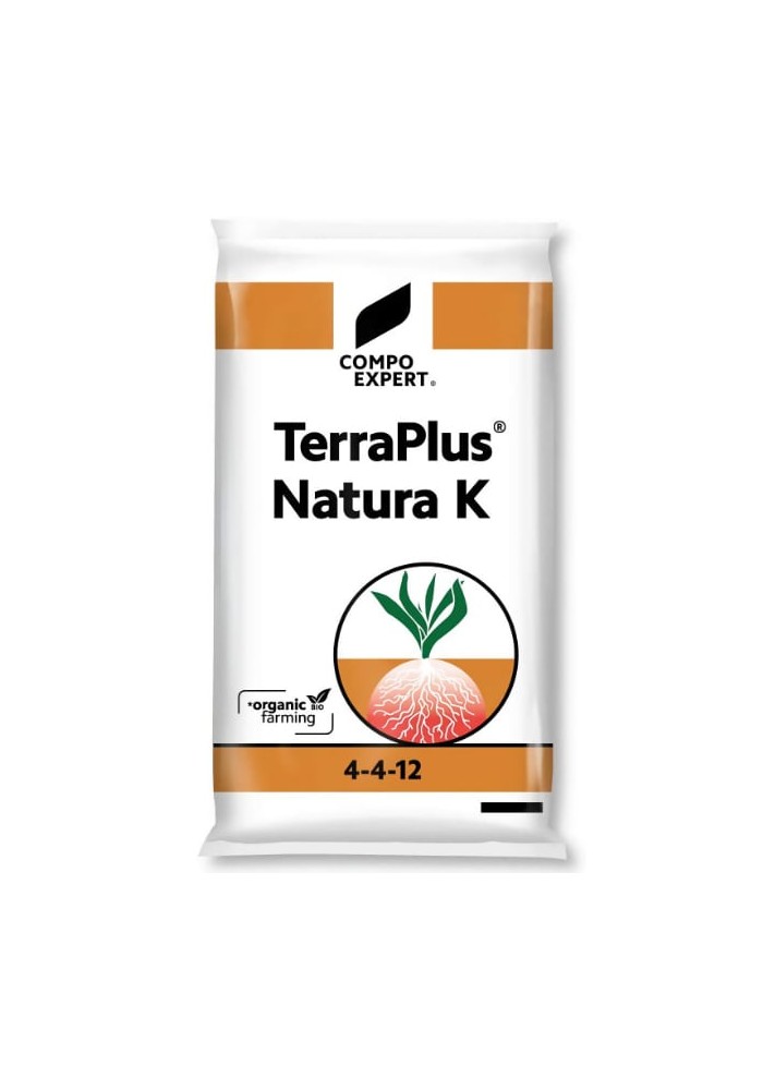 TerraPlus® Natura K 4-4-12 da Kg 25 - Compo Expert