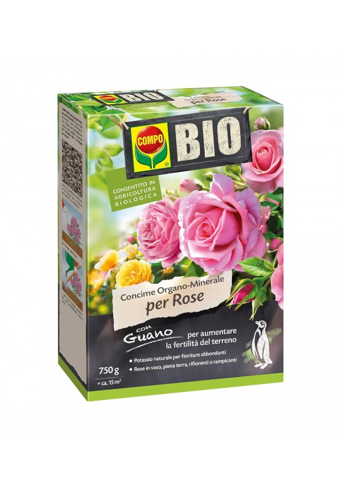 COMPO BIO Concime Rose con guano|GardenUp