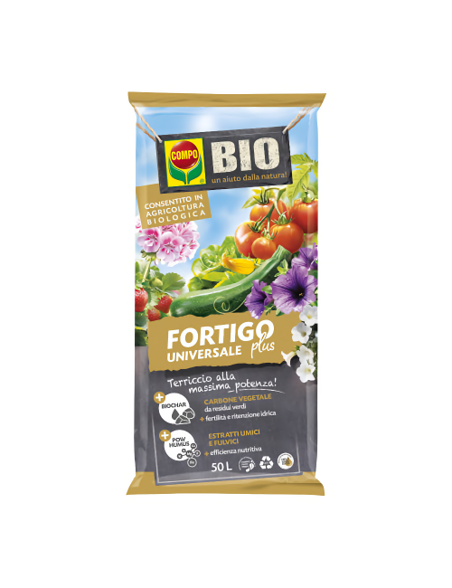 COMPO BIO Terriccio Fortigo Plus da lt 50|GardenUp