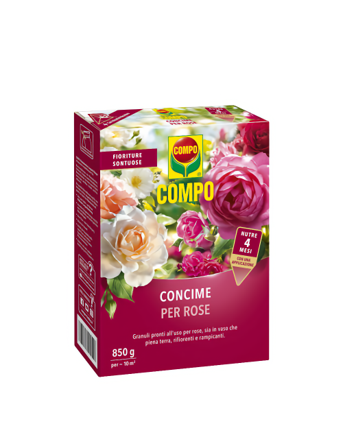COMPO Concime Rose a lenta cessione da 850 gr|GardenUp