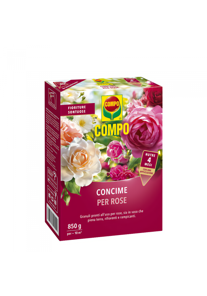 COMPO Concime Rose a lenta cessione da 850 gr|GardenUp